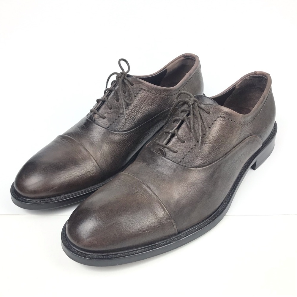Gordon Rush Leather Cap Toe Oxford Dress Shoes